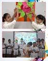 Classes III–V crafted a Kindness Chain