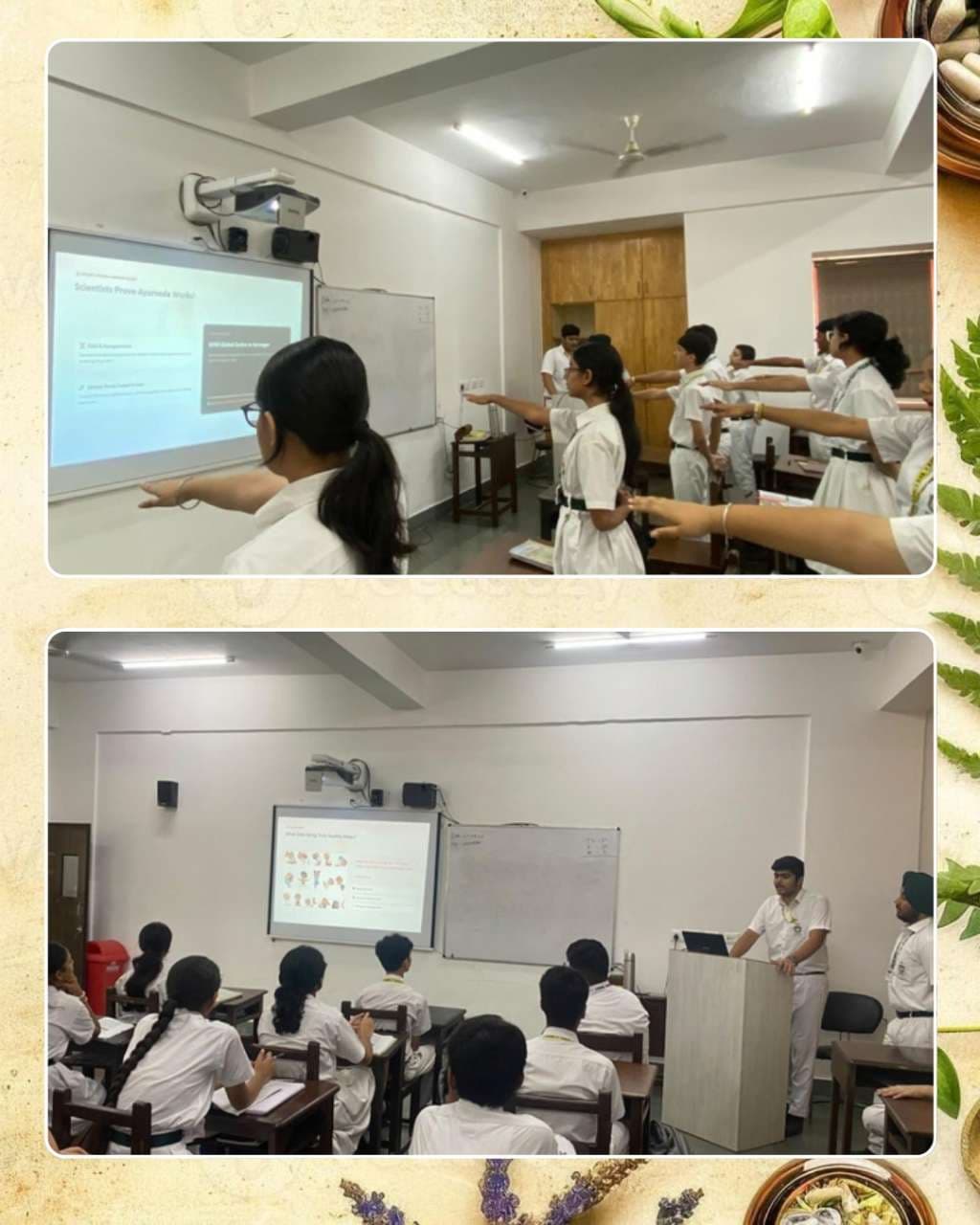 Classes III–V explored Ayurveda