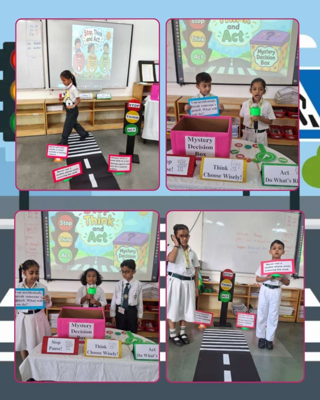Stop, Think and Act – Road Safety & Mystery Decision Box